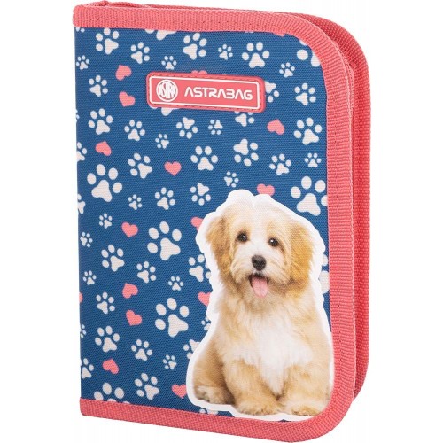 Пенал Astrabag Cute puppy (20 х 14 x 3,5 см) (МІС)