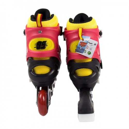 Ролики "Cars/Тачки", розмір S (31-34), pu 1 світло із захистом (MiC)