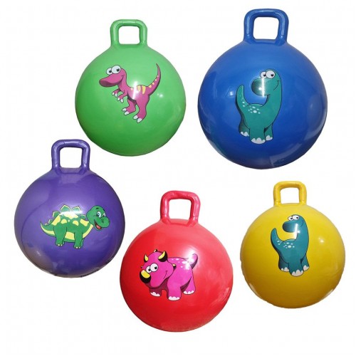 Мяч для фітнесу "Динозавр" 45см, 380 грам (синій) (MiC)