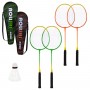 Бадмінтон, 2 ракетки нейлон+ волан у чохлі 65 см (ЧЕРВОНИЙ) (MiC)