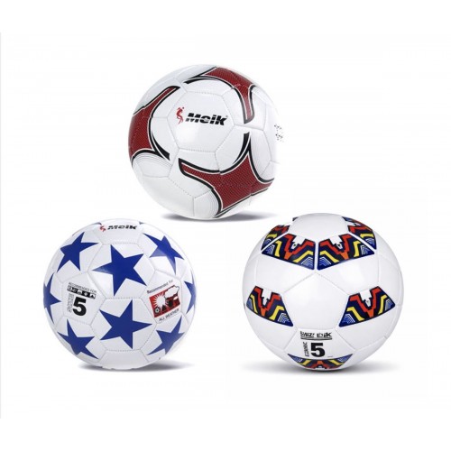 Мяч футбольный №5, PVC (БЕЛО-СИНИЙ) (MiC)