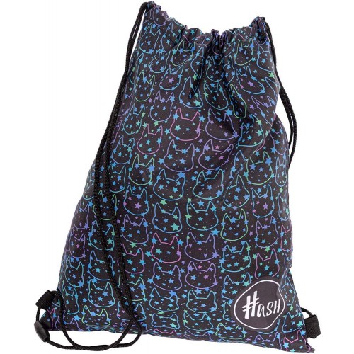 Сумка для обуви Hash Neon kitty с голографическим эффектом (МІС)