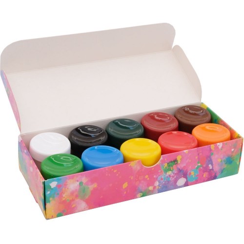 Краски гуашевые Genius 10 цветов по 20 мл (МІС)