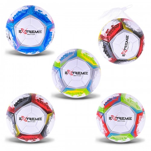 МЯЧ ФУТБОЛЬНЫЙ, №5, PVC 400 ГР, БЕЛО-САЛАТОВЫЙ (MiC)