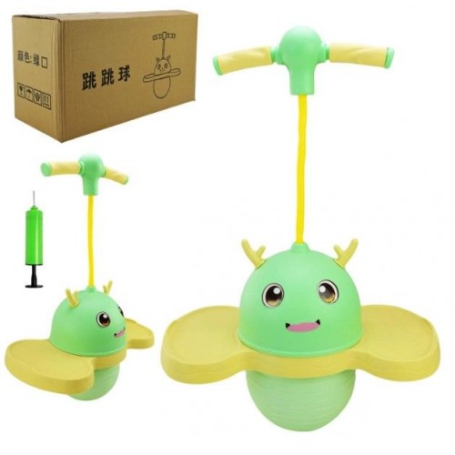 Стрибунець для стрибків 90*38 см, світло у короб 42*19*21 см (РОЖЕВИЙ) (MiC)