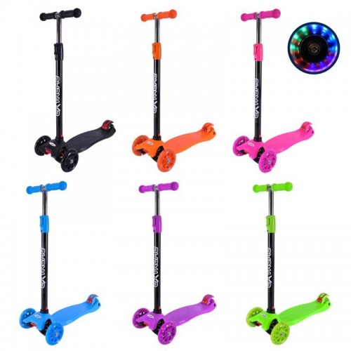 Самокат дитячий 4-х коліс. арт. SC25221 ЧОРНИЙ (MiC)