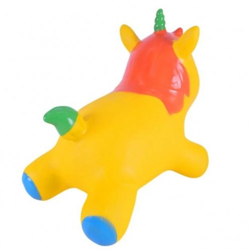 Стрибун гумовий "Єдиноріг" 1400 гр ЖОВТИЙ (MiC)