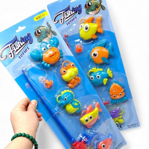 Рыбалка детская (удочка, 5 фигурок) ВИД 1 (MiC)