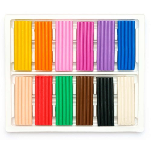 Пластилин прямоугольный (12 цветов) (Astra)