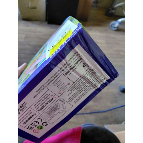 Уценка. Мыльные пузыри пистолет, короб. (Оранжевый) (ПРИМЯТАЯ УПАКОВКА) (JIADIHONG)