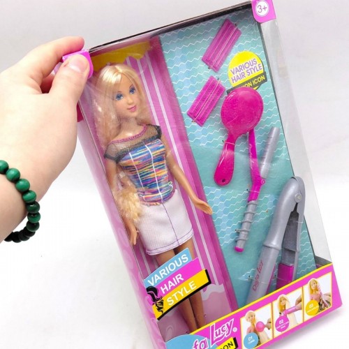 Кукла DEFA 30 см, с набором стилиста (MiC)