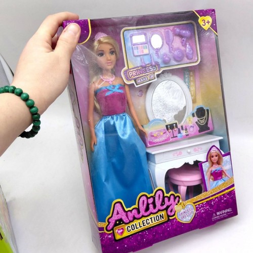 Кукла, высота: 30 см, аксессуары, мебель, в коробке (MiC)