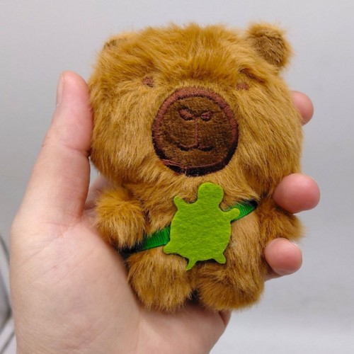 Мягкая игрушка-брелок Капибара 11 см (микс) (MiC)