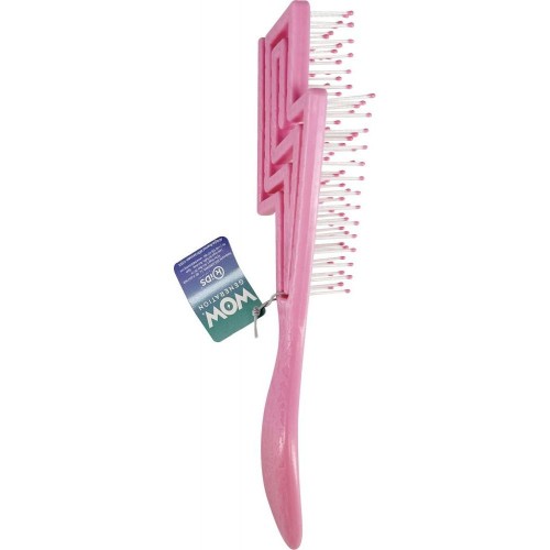 Гребінець для волосся "Блискавка" РОЖЕВИЙ (Dream Group)