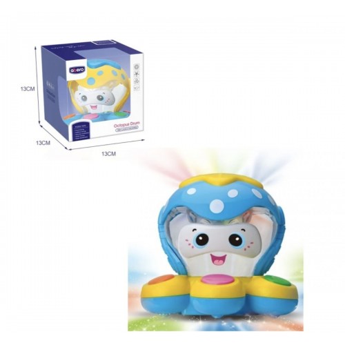 Игрушка Музыкальный осьминог (сине-желтый) (ABERO)