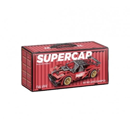 Конструктор "Суперкар" красный (488 ДЕТАЛЕЙ) (МІС)