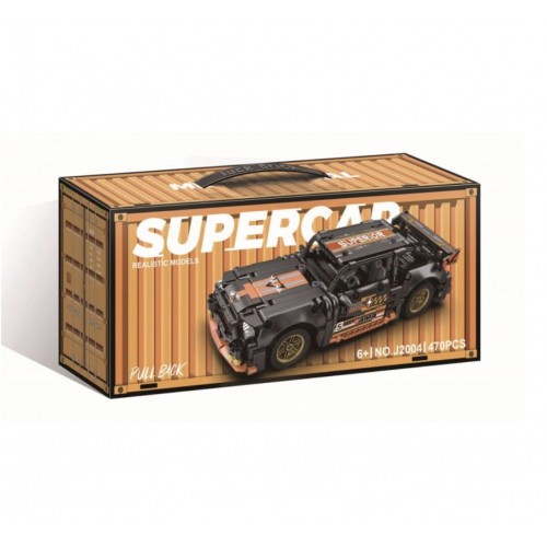 Конструктор "Суперкар" оранжевый (520 деталей) (МІС)