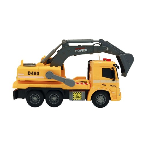 Автомобіль-екскаватор інерційний зі світлом і звуком 1:16 в коробці (SHANTOU YISHENG)