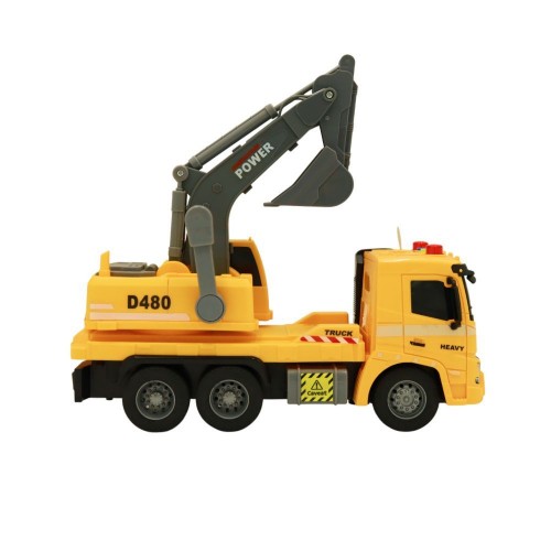 Автомобіль-екскаватор інерційний зі світлом і звуком 1:16 в коробці (SHANTOU YISHENG)