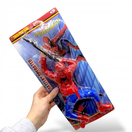 Герои "MARVEL" музыкальные ползающие (ЧЕЛОВЕК-ПАУК) (МІС)