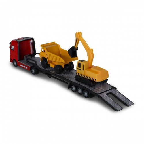 Ігровий набір - АВТОПЕРЕВІЗНИК (автоперевізник, самоскид, екскаватор, акс.) (TechnoDrive)