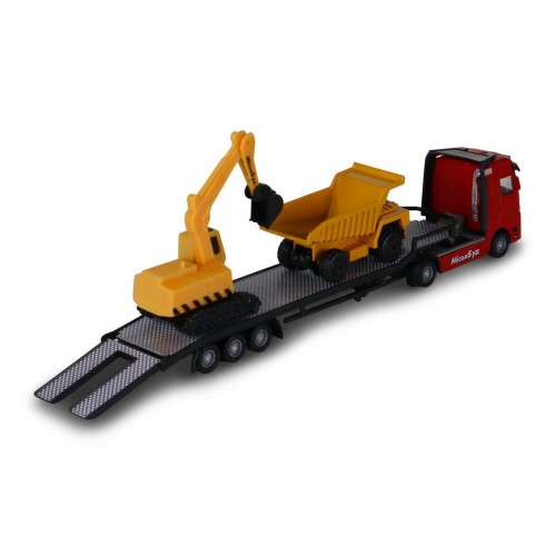 Ігровий набір - АВТОПЕРЕВІЗНИК (автоперевізник, самоскид, екскаватор, акс.) (TechnoDrive)