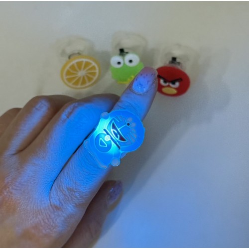 Детские светящиеся кольца (на пальце, микс видов) (МІС)