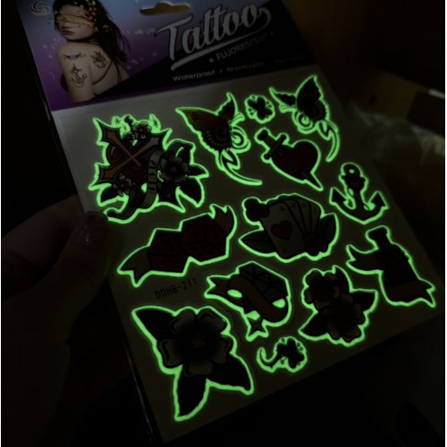 Временное тату люминосцентное (МІС)