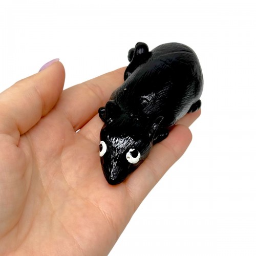 Игрушка "Лизун" мышь черная (МІС)