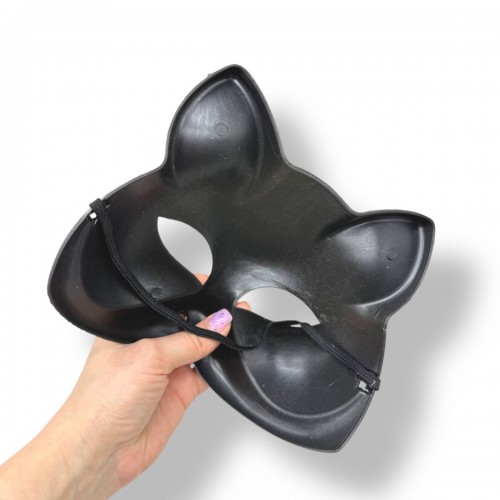 Маска Японской лисы (ЧЕРНО-ЗОЛОТАЯ) (МІС)