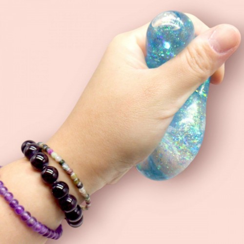 Жвачка-тянучка "Блестящая лапка" (розовый) (MiC)