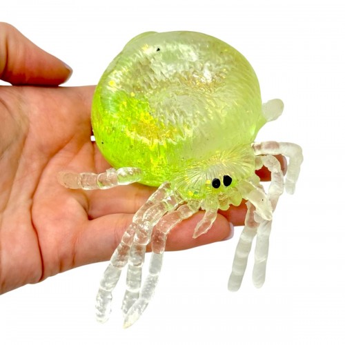 Антистресс жвачка-тянучка Паучок (САЛАТОВЫЙ) 10см (МІС)