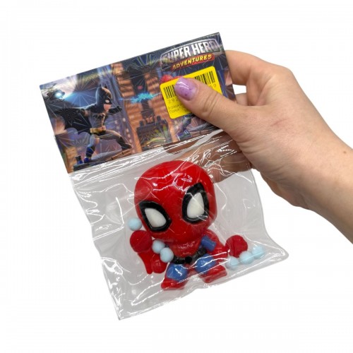 Игрушка-антистресс "Человек-Паук" (КРАСНЫЙ) (МІС)