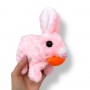 Заєць ходок з морквиною (РОЖЕВИЙ) (МІС)