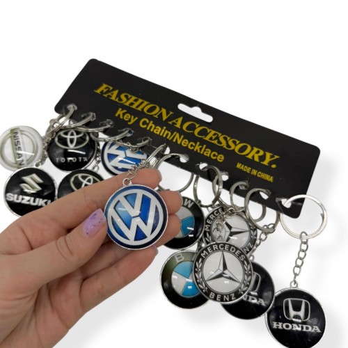 Брелок марки авто (12 шт) (МІС)