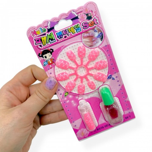 Детские накладные ногти в ассортименте (МІС)