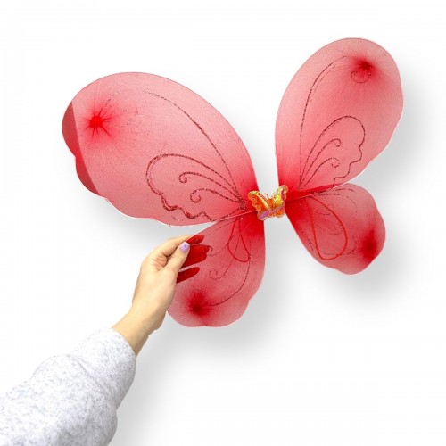 Крылья бабочки с обручем, палочка (КРАСНЫЙ) (МІС)