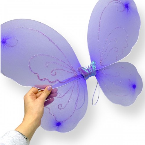 Крылья бабочки с обручем, палочка (фиолетовая) (МІС)