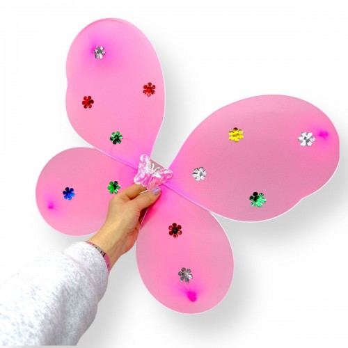 Крылья бабочки с обручем (РОЗОВАЯ) (МІС)