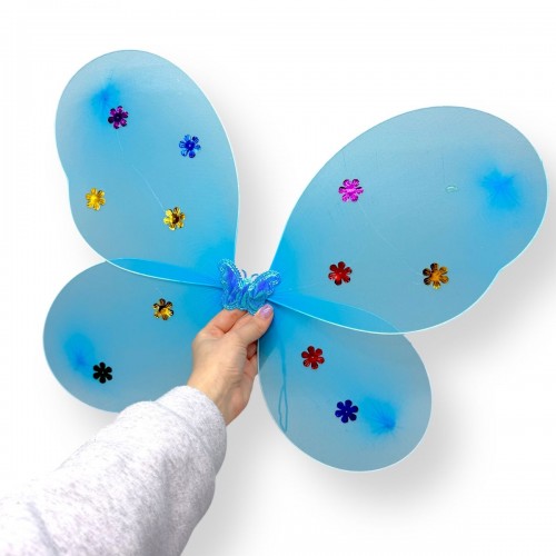 Крылья бабочки с обручем (ГОЛУБЫЕ) (МІС)