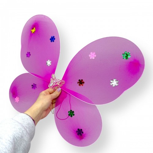 Крылья бабочки с обручем (МАЛИНОВЫЕ) (МІС)