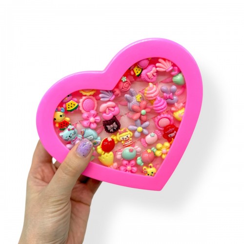 Детские колечки (розовые, набор) (МІС)