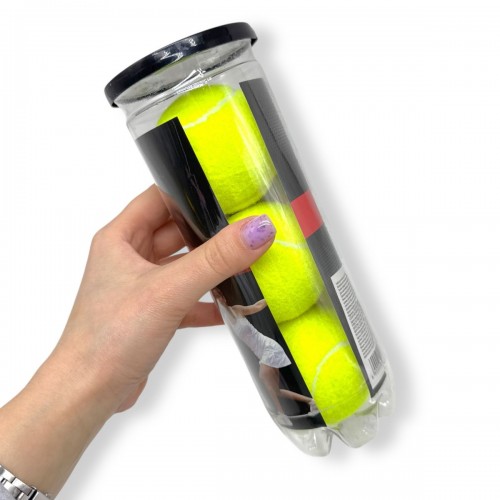 Мяч для тенниса 3 мячика в наборе, в колбе (МІС)