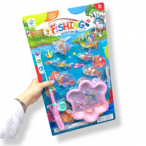 Рыбалка, удочка, 8 рыбок, планшет 49*29см (МІС)