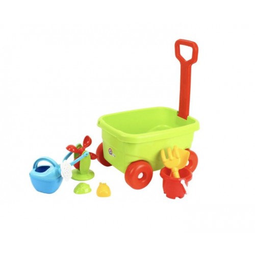 Игрушка "Набор для игры с песком и водой в тележке ТехноК" (Технок)