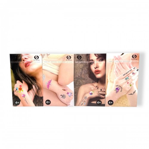 Набор временных тату 4 листа (МІС)