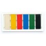 Пластилін прямокутний (6 кольорів у наборі) (школярик)