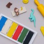 Пластилін прямокутний (6 кольорів у наборі) (школярик)