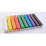 Пластилін квадратний восковий 10 кольорів (школярик)