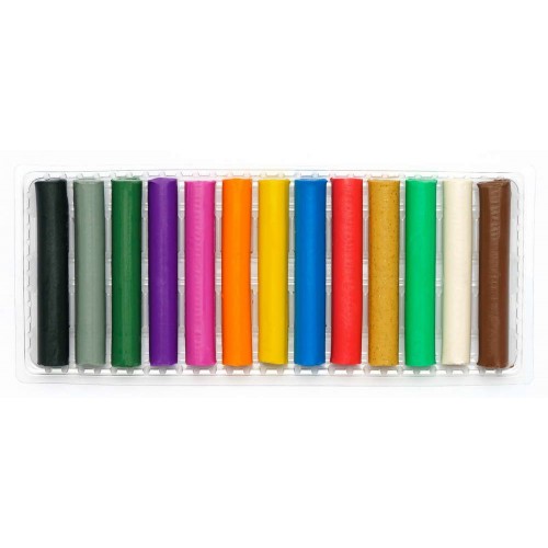 Пластилін круглий, (12+1 шт кольорів) (школярик)